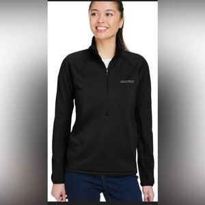 Marmot Black Quarter zip. Lightweight Neoprene Feel